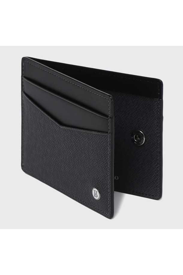 BENOVERO - 악세서리 - [베노베로] 에드가 슬림 소가죽 카드지갑 Cardholder 4cc grey (BJG1ACP5203G1)