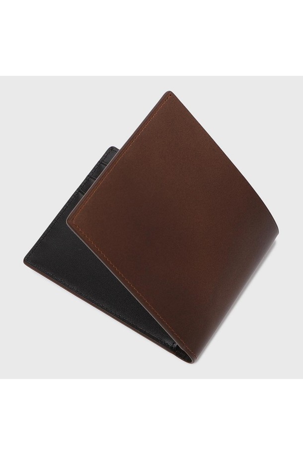 BENOVERO - 악세서리 - [베노베로] 밀스 소가죽 반지갑 Billfold Wallet 8cc brown (BJF1ACP2151W1)