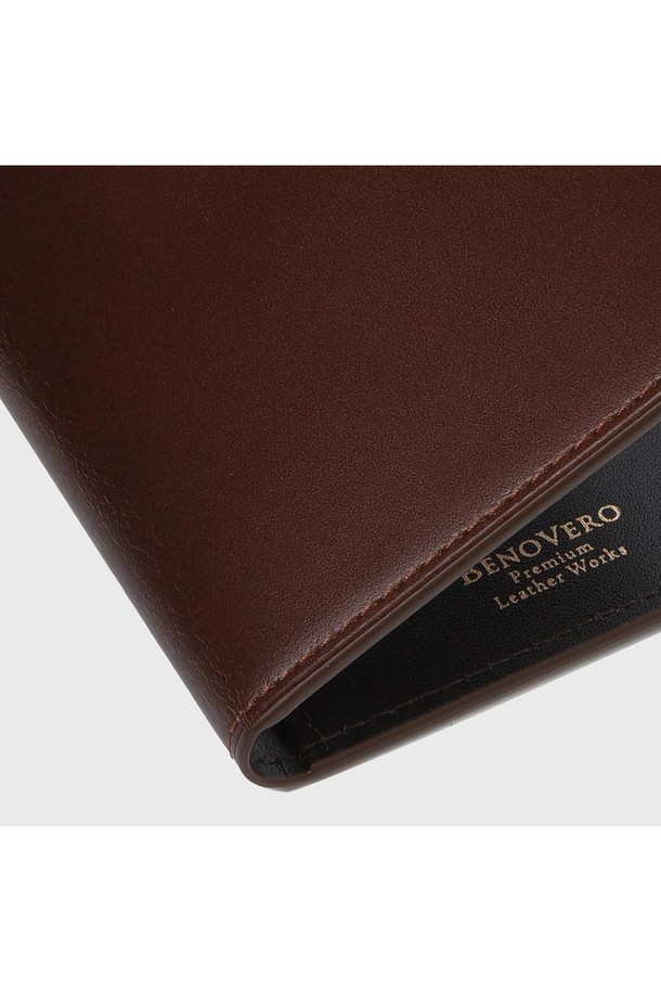 BENOVERO - 악세서리 - [베노베로] 밀스 소가죽 카드지갑 Cardholder 6cc brown (BJF1ACP5154W1)