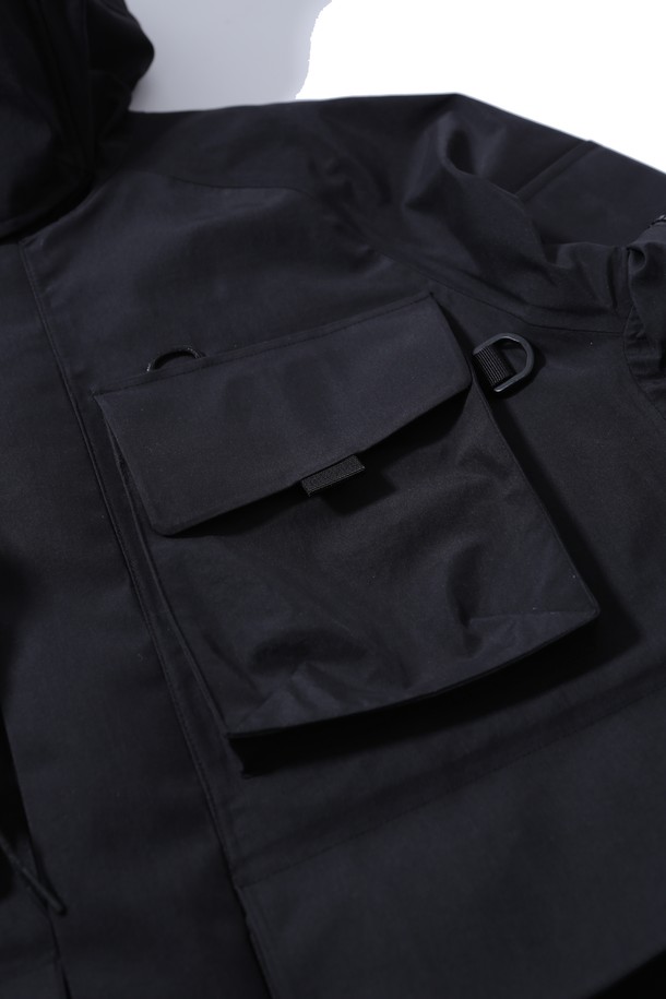 BOBCAT - 아노락/바람막이 - Attachment System 3L Hard Shell Jacket - Black