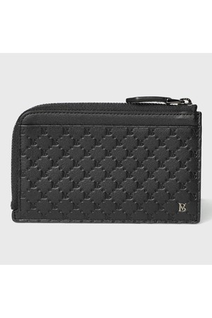 [베노베로] 알렉스 소프트 엠보 소가죽 지퍼 카드지갑 Cardholder 4cc black (BJF1ACP5205K1)