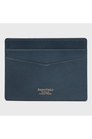 [베노베로] 밀스 소가죽 카드지갑 Cardholder 4cc blue (BJF1ACP5151B1)