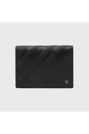 [베노베로] 매튜 체크 소가죽 명함지갑 Businesscard Wallet 5cc black (BJF1ACN1251K1)