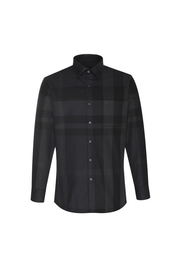 DAKS SHIRTS - 셔츠 - [닥스셔츠] 이지케어 슈퍼빅체크 캐주얼 블랙 셔츠 레귤러핏 (DJG1SHCL106K1)