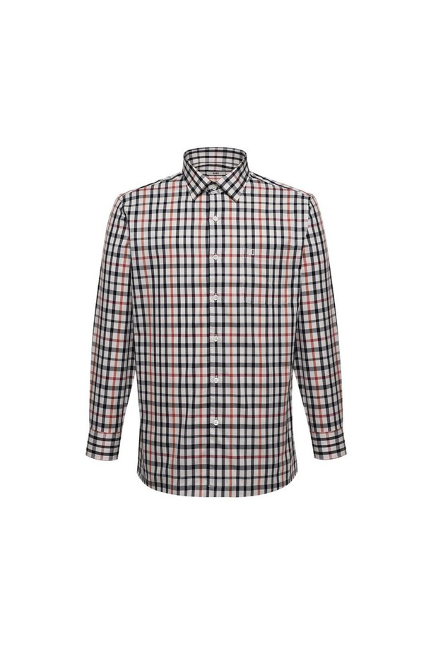 DAKS SHIRTS - 셔츠 - [닥스셔츠] 면100 스몰체크 캐주얼셔츠 레귤러핏 아이보리 (DKG1SHCL140I1)