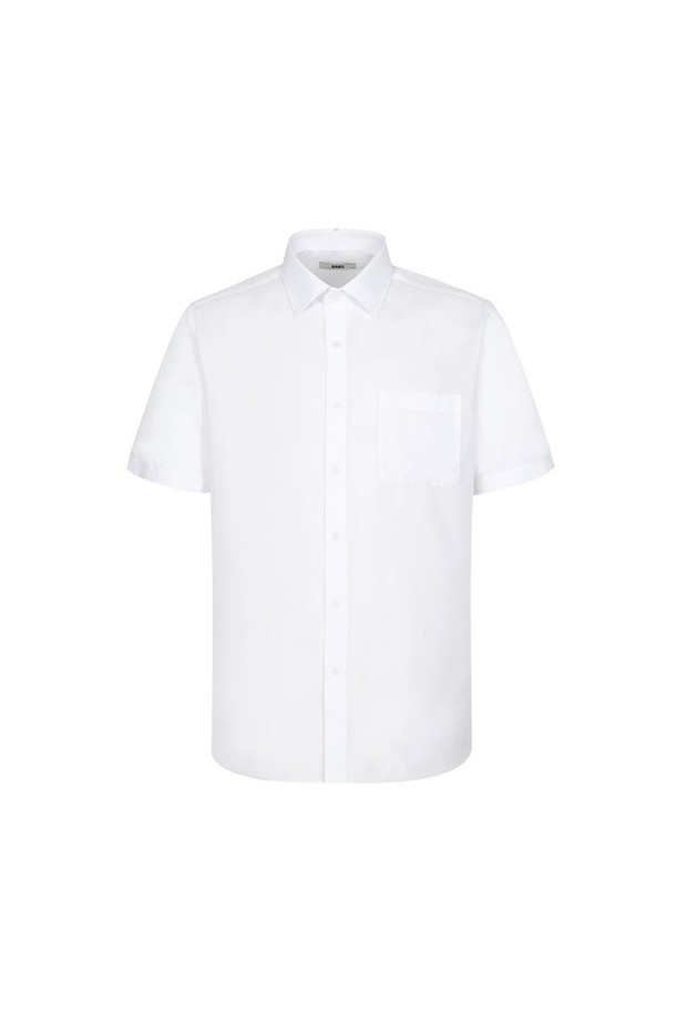 DAKS SHIRTS - 셔츠 - [닥스셔츠] 폴리혼방 솔리드 반팔셔츠 레귤러핏 화이트 (DKS1SHDS103A1)