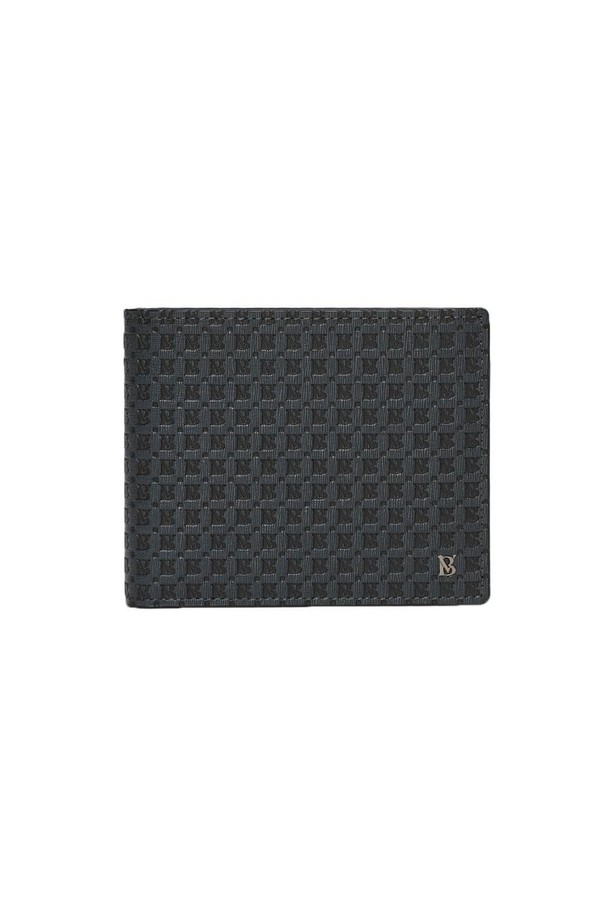 BENOVERO - 지갑 - [베노베로] 에드가 체스 소가죽 반지갑 Billfold Wallet 9cc navy