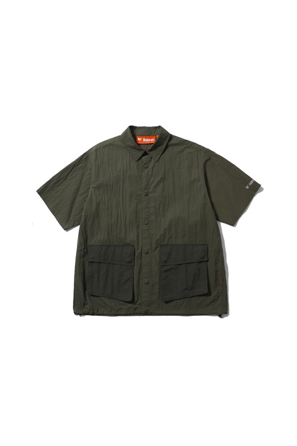 BOBCAT - 반팔셔츠 - Breeze Nylon Short Sleeve Shirts - Khaki