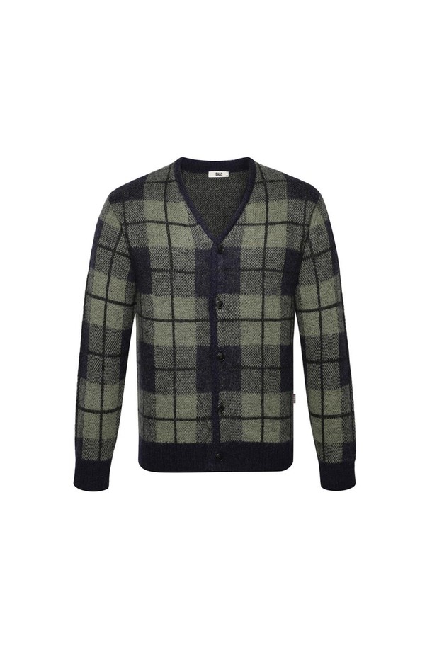 세련된 스타일을 완성하는 울 혼방 모헤어 체크 가디건입니다. 부드러운 촉감의 울과 모헤어 혼방 소재로 제작되어 가을, 겨울 시즌 따뜻하게 착용할 수 있습니다. 클래식하고 베이직한 스타일의 레귤러 핏 디자인에 블랙, 그린 컬러의 체크 패턴이 돋보입니다. V넥 라인과 버튼 여밈으로 오피스룩, 모임룩, 데이트룩 등 다양한 TPO에 활용 가능합니다. 긴 소매 기장과 두꺼운 두께감으로 포근함을 더했습니다.
