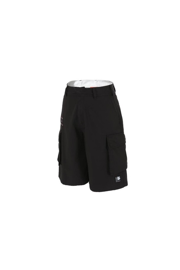 BOBCAT - 하프팬츠 - Wide pocket Work shorts - Black