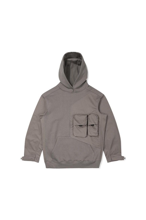 BOBCAT - 스웨트셔츠 - DOUBLE POCKET HOODIE - BEIGE