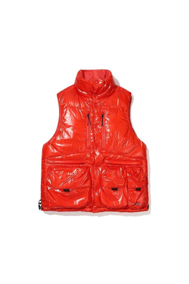 BOBCAT - 다운/패딩 - REVERSIBLE UTILITY DOWN VEST - ORANGE