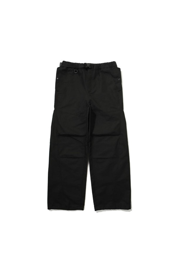 BOBCAT - 캐주얼팬츠 - DOUBLE POCKET PARACHUTE PANTS - BLACK