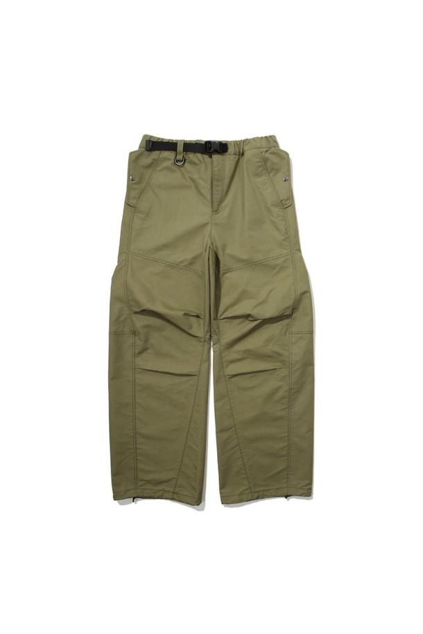 BOBCAT - 캐주얼팬츠 - DOUBLE POCKET PARACHUTE PANTS - KHAKI