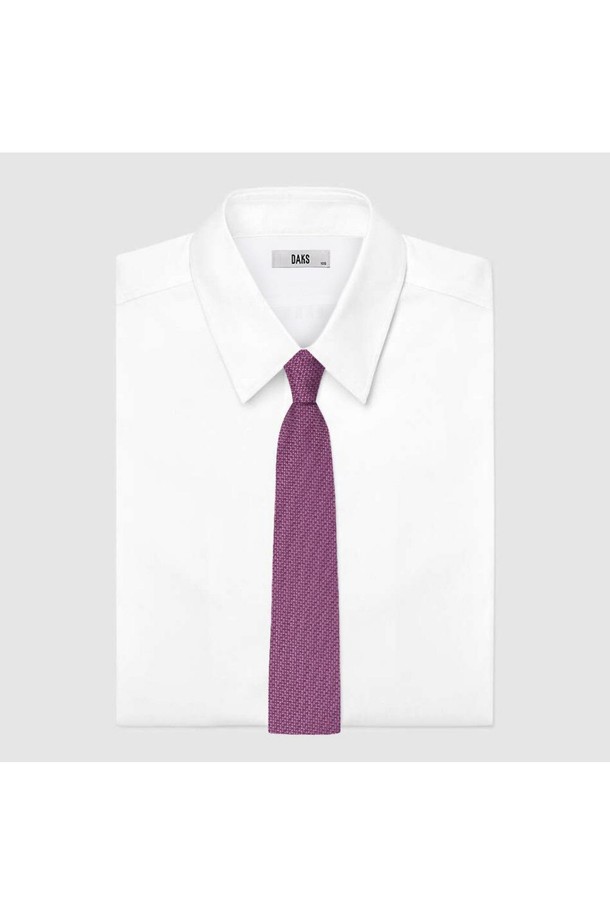 DAKS SHIRTS - 악세서리 - [닥스셔츠] 실크 100 솔리드 마이크로 자카드 넥타이 (DKG1ACF1249V1)
