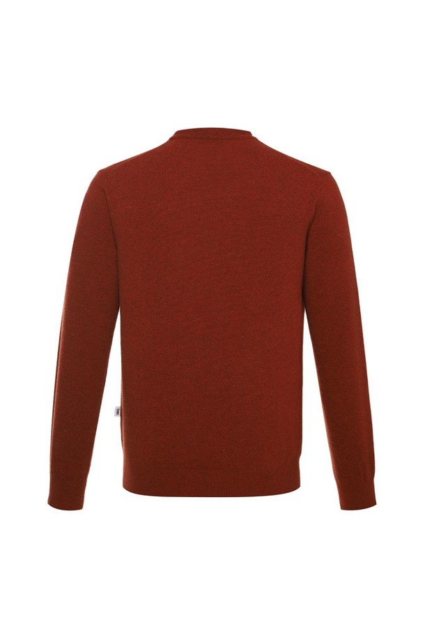 DAKS SHIRTS - 스웨터 - [닥스셔츠] 울 100 강아지 인타샤 풀오버 니트 오렌지 (DJW1SWRL101O1)