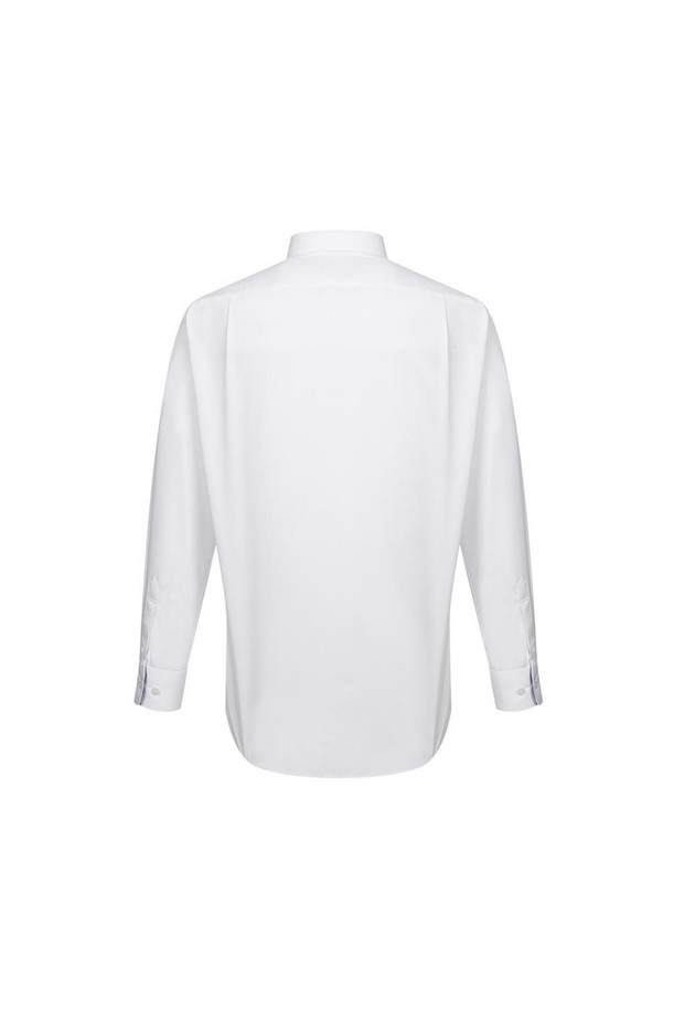 DAKS SHIRTS - 드레스셔츠 - [닥스셔츠] 폴리혼방 솔리드 셔츠 레귤러핏 화이트 (DJA3SHDL411A1)