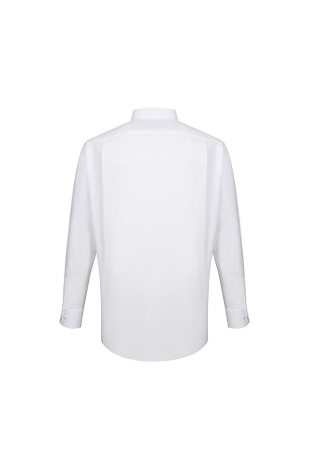 DAKS SHIRTS - 드레스셔츠 - [닥스셔츠] 폴리혼방 솔리드 셔츠 레귤러핏 화이트 (DJA3SHDL401A1)