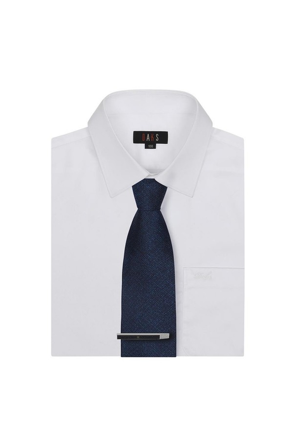 DAKS SHIRTS - 타이 - 백금 도금 스퀘어 사금석 넥타이핀