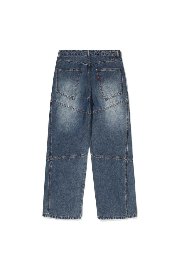 BOBCAT - 캐주얼팬츠 - FRONT BIG POCKET DENIM - BLUE