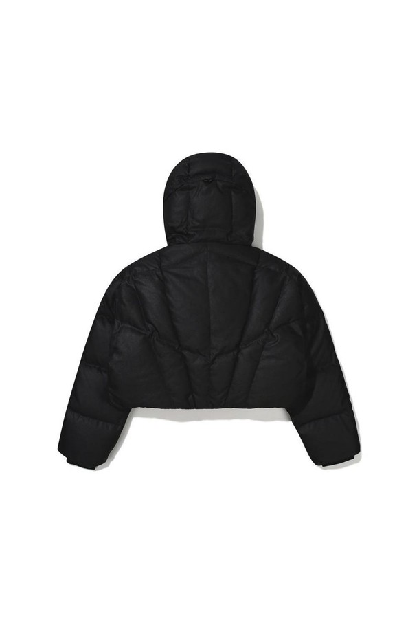 BOBCAT - 다운/패딩 - CROPPED DOWN JACKET - BLACK