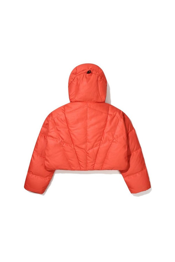 BOBCAT - 다운/패딩 - CROPPED DOWN JACKET - ORANGE