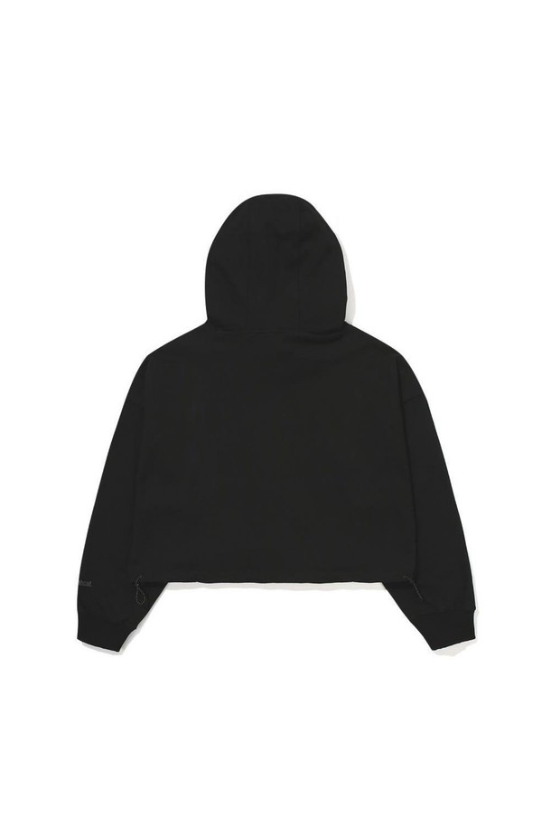 BOBCAT - 스웨트셔츠 - WMS HYPER LINK CROP HODDIE - BLACK