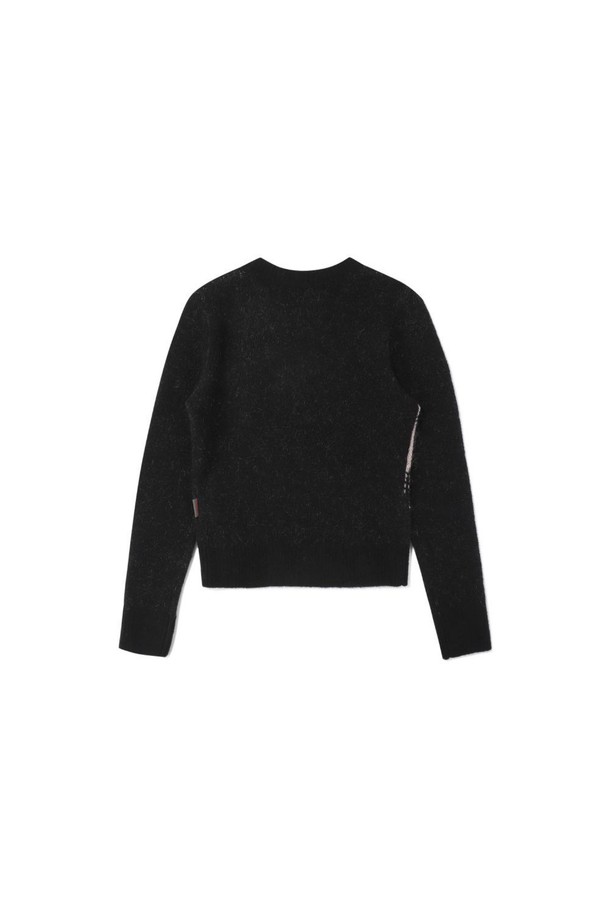 BOBCAT - 스웨터 - WMS BOBCAT JAQUARD CREWNECK PULLOVER - BLACK