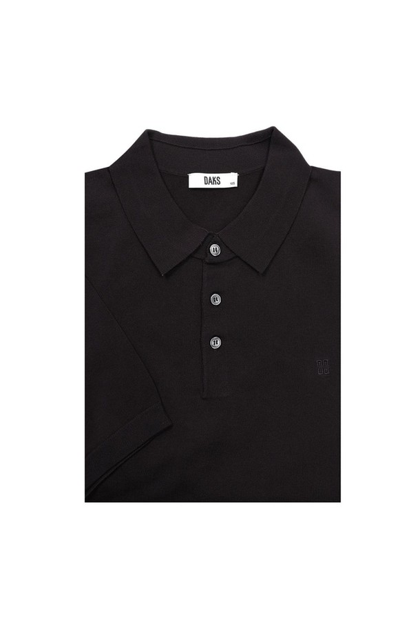 DAKS SHIRTS - 니트 - [닥스셔츠] 면혼방 워셔블 강연 반팔 카라니트 레드 (DKS1SWTS150R1)