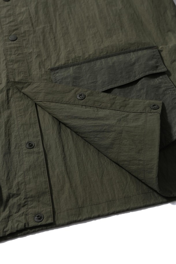 BOBCAT - 반팔셔츠 - Breeze Nylon Short Sleeve Shirts - Khaki