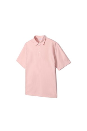 코튼혼방 에어로쿨 피케 티셔츠 핑크