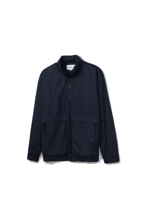 하이넥 바람막이 네이비