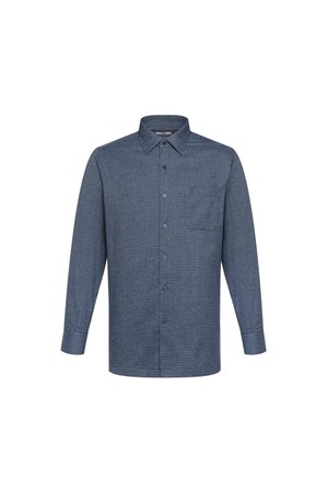 기모 폴리혼방 이지케어 마이크로체크 셔츠