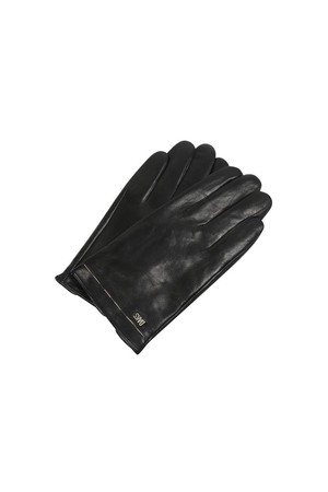 [아울렛] 양가죽 닥스로고 스마트터치 장갑 블랙