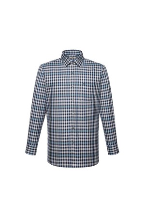 코튼100 스몰체크 캐주얼 셔츠