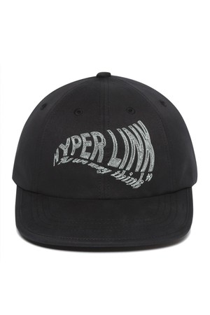 HYPER LINK 8-PANEL CAP - BLACK