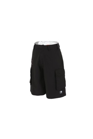 Wide pocket Work shorts - Black