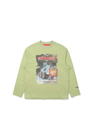 WORKSAVER GRAPHIC LONG SLEEVE T-SHIRTS - AVOCADO