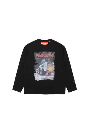 WORKSAVER GRAPHIC LONG SLEEVE T-SHIRTS - BLACK