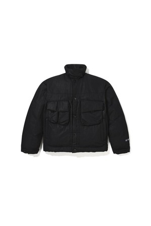 TRUCKER DOWN JACKET -BLACK