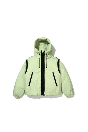 TAPE DOWN JACKET - AVOCADO