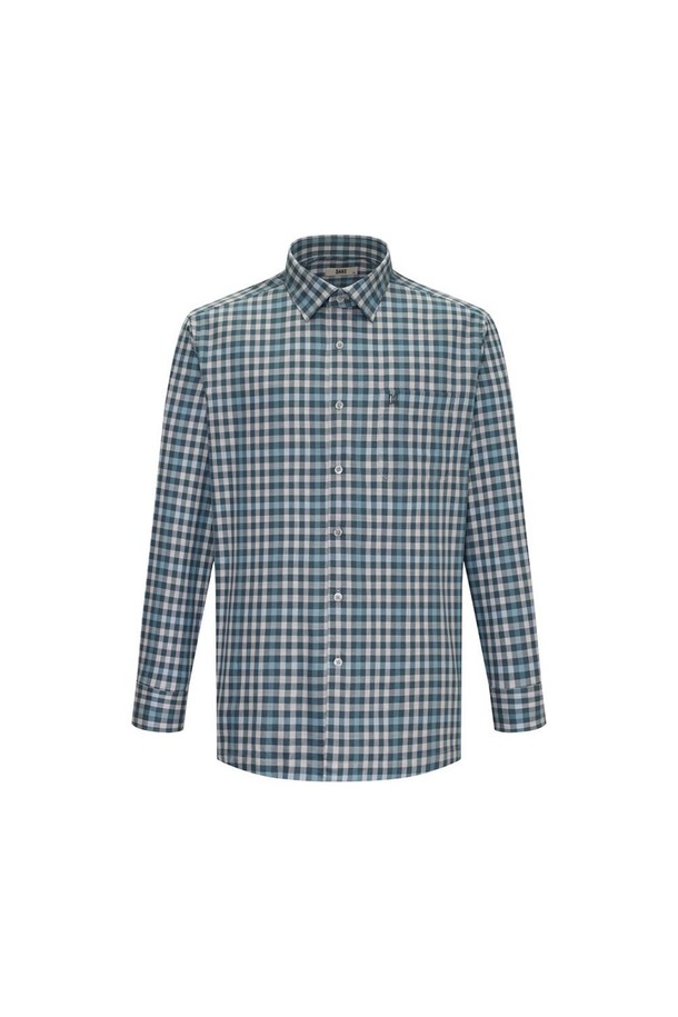 **코튼100 스몰체크 캐주얼 셔츠**는 부드러운 촉감의 면 100% 소재로 제작되어 흡습 및 보온 기능성을 갖춘 긴소매 셔츠입니다. 가을, 겨울 시즌에 적합하며, 그레이, 네이비 두 가지 색상으로 출시되었습니다. 레귤러핏으로 제작되었으며, 7CM 세미 와이드 카라와 카라 키퍼가 내장되어 있어 셔츠의 형태를 유지해줍니다. 가슴 주머니에는 닥스 시그니처 자수가 포인트로 들어가 있으며, 데일리룩, 출근룩, 비즈니스 캐주얼, 캐주얼, 클래식, 미니멀 스타일 연출에 활용하기 좋습니다. 스몰 체크 패턴으로 디자인되어 세련된 느낌을 줍니다. 
