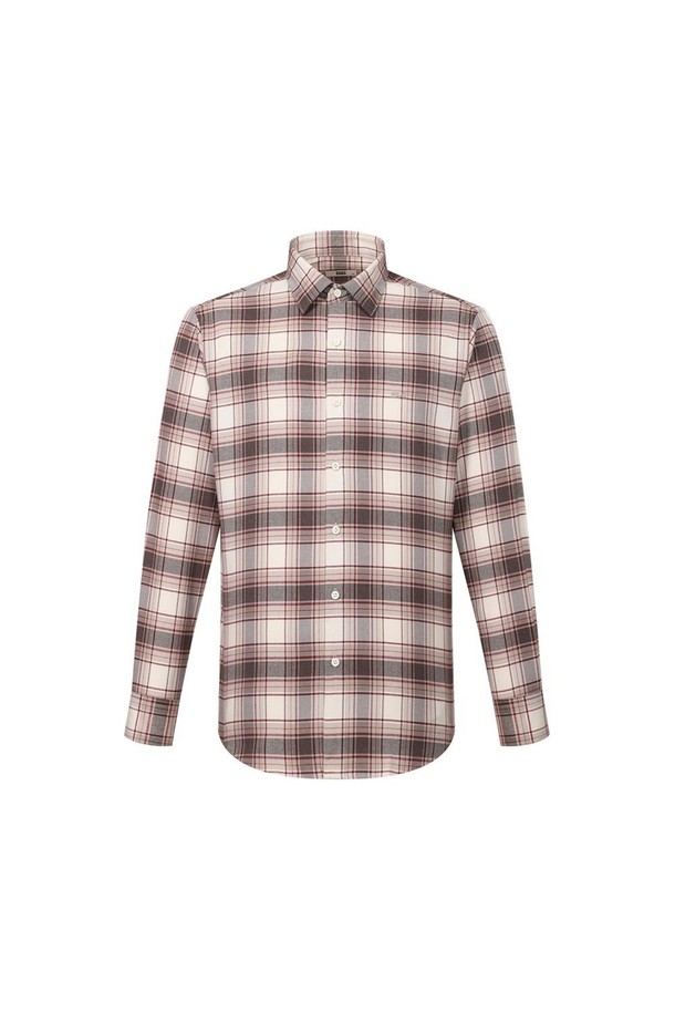 **기모 이지케어 미디움체크 셔츠 레귤러핏**은 부드러운 촉감과 보온성을 자랑하는 가을, 겨울용 셔츠입니다. 데일리룩, 출근룩, 비즈니스 캐주얼, 모임룩 등 다양한 TPO에 활용 가능하며, 클래식, 캐주얼, 미니멀 스타일을 연출하기 좋습니다. 멜란지 컬러의 체크 패턴에 세미와이드 카라, 긴소매 기장으로 디자인되었습니다. 폴리에스터, 레이온, 기모 소재로 제작되어 구김 방지 및 이지케어 기능도 갖췄습니다. 닥스 시그니처 자수와 카라 키퍼 내장, 라운드 밑단으로 디테일을 더했으며, 손세탁이 가능합니다.
