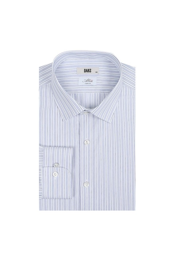 DAKS SHIRTS - 드레스셔츠 - [닥스셔츠] 면 100 스트라이프 셔츠 레귤러핏 네이비 (DKA1SHDL273N1)