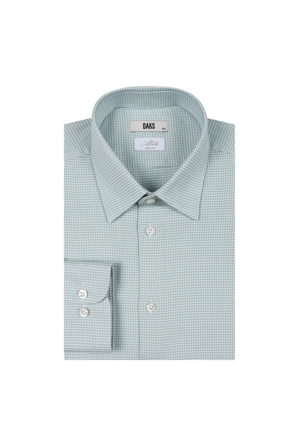 민트 컬러의 기모 면혼방 하운드투스 체크 셔츠 레귤러핏입니다. 가을, 겨울 시즌에 어울리는 두꺼운 두께감으로 포근하게 착용 가능하며, 부드러운 촉감과 기모 안감으로 보온성을 높였습니다. 차이나칼라 디자인과 긴 소매 기장으로 클래식, 미니멀, 캐주얼 스타일을 모두 소화할 수 있습니다. 출근룩과 비즈니스 캐주얼에도 활용하기 좋은 아이템입니다. 레귤러핏으로 편안한 착용감을 선사합니다.
