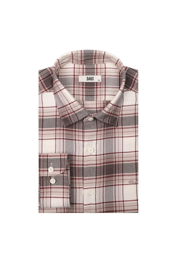 **기모 이지케어 미디움체크 셔츠 레귤러핏**은 부드러운 촉감과 보온성을 자랑하는 가을, 겨울용 셔츠입니다. 데일리룩, 출근룩, 비즈니스 캐주얼, 모임룩 등 다양한 TPO에 활용 가능하며, 클래식, 캐주얼, 미니멀 스타일을 연출하기 좋습니다. 멜란지 컬러의 체크 패턴에 세미와이드 카라, 긴소매 기장으로 디자인되었습니다. 폴리에스터, 레이온, 기모 소재로 제작되어 구김 방지 및 이지케어 기능도 갖췄습니다. 닥스 시그니처 자수와 카라 키퍼 내장, 라운드 밑단으로 디테일을 더했으며, 손세탁이 가능합니다.
