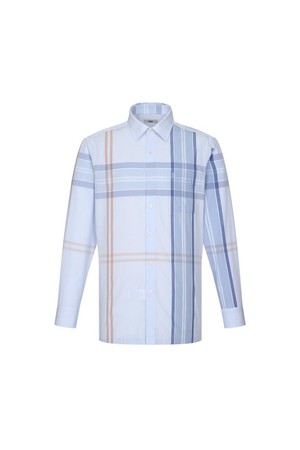 면혼방 슈퍼빅체크 캐주얼 셔츠