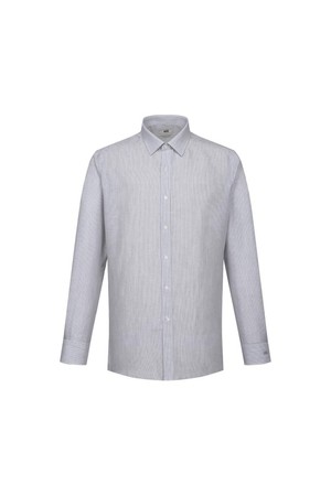 린넨혼방 스트라이프 드레스컴포트슬림핏 셔츠