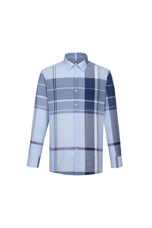 린넨혼방 이지케어 슈퍼빅체크 셔츠