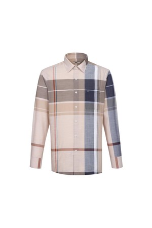 린넨혼방 이지케어 슈퍼빅체크 셔츠